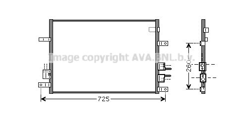 AVA QUALITY COOLING Kondensaator,kliimaseade ALA5097